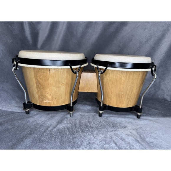 CP Latin Percussion Other - CP Latin Percussion Bongo Drums 6" and 7" Siam Oak Rawhide Heads Natural Finish